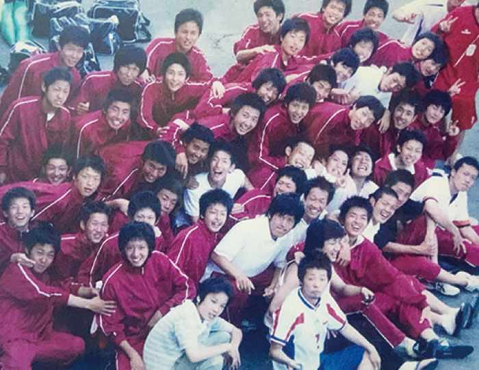 学生時代インターハイの写真